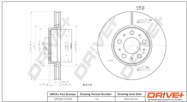 Brake Disc  Art. DP1010110334