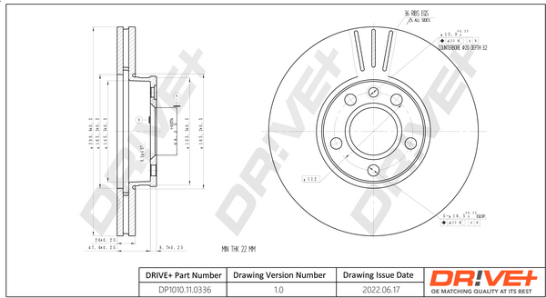 Brake Disc  Art. DP1010110336