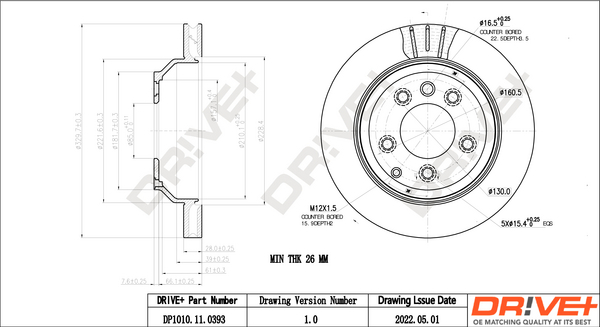 Brake Disc  Art. DP1010110393