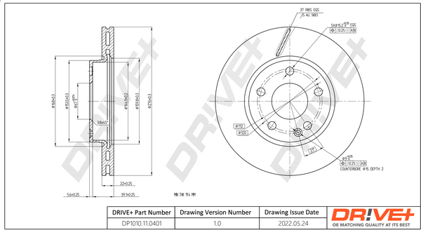 Brake Disc  Art. DP1010110401