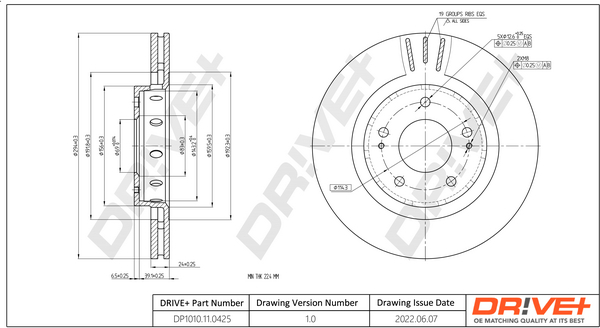 Brake Disc  Art. DP1010110425