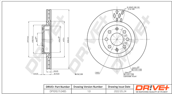 Brake Disc  Art. DP1010110485