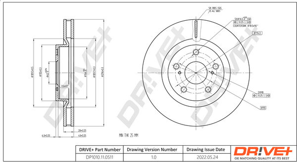 Brake Disc  Art. DP1010110511