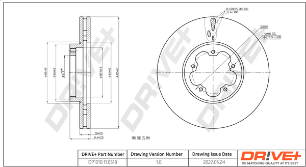 Brake Disc  Art. DP1010110518