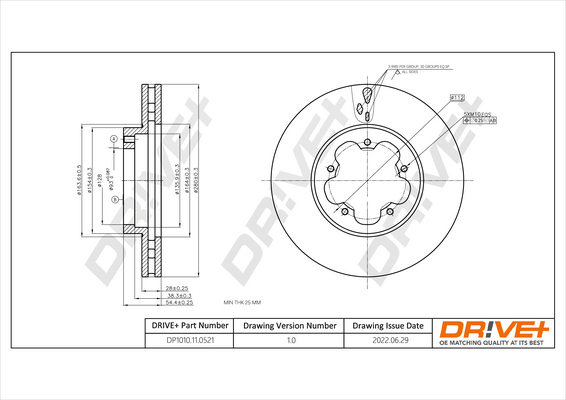 Brake Disc  Art. DP1010110521