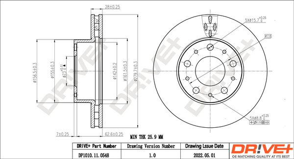 Brake Disc  Art. DP1010110548