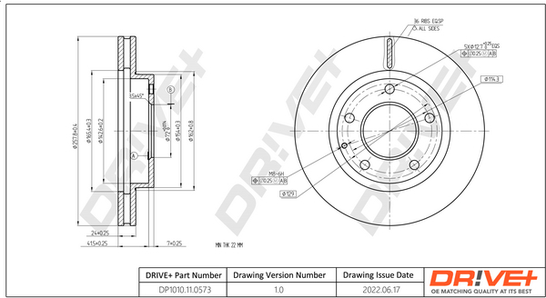 Brake Disc  Art. DP1010110573