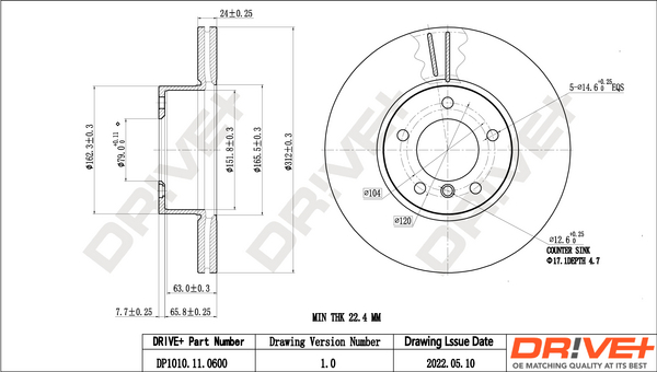 Brake Disc  Art. DP1010110600