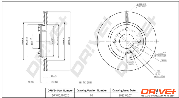 Brake Disc  Art. DP1010110620