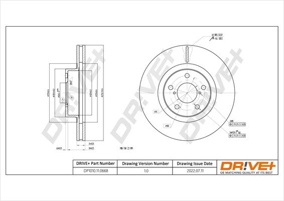 Brake Disc  Art. DP1010110668