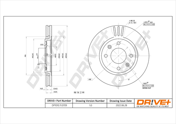 Brake Disc  Art. DP1010110709