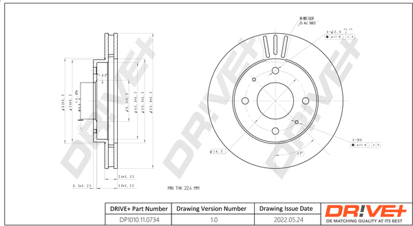 Brake Disc  Art. DP1010110734