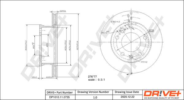 Brake Disc  Art. DP1010110735