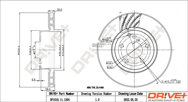 Brake Disc  Art. DP1010111204