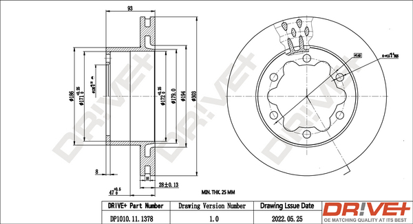 Brake Disc  Art. DP1010111378