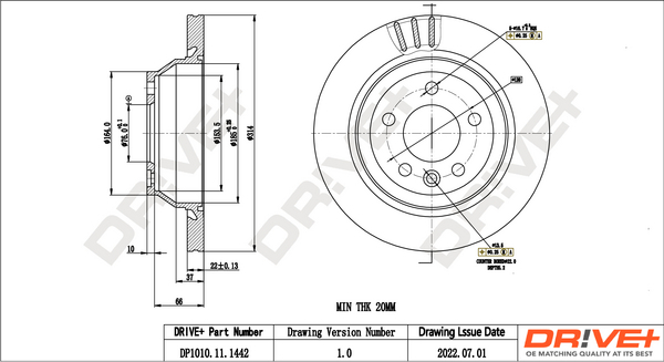 Brake Disc  Art. DP1010111442