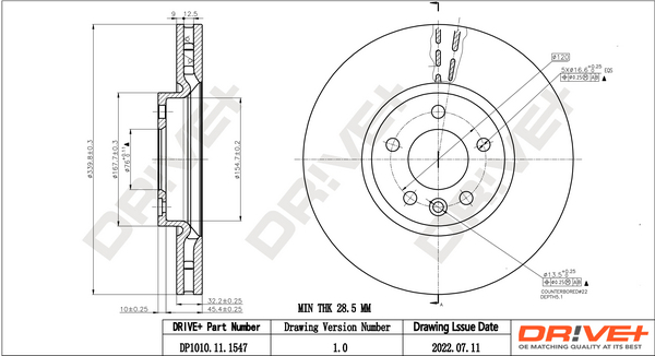 Brake Disc  Art. DP1010111547