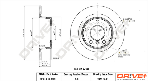 Brake Disc  Art. DP1010111563