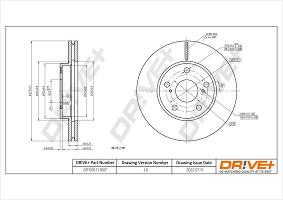 Brake Disc  Art. DP1010111607