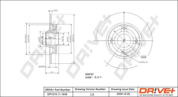 Brake Disc  Art. DP1010111649