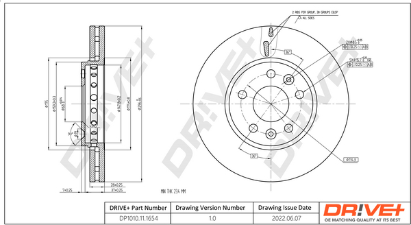 Brake Disc  Art. DP1010111654