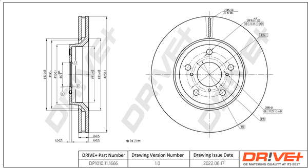 Brake Disc  Art. DP1010111666