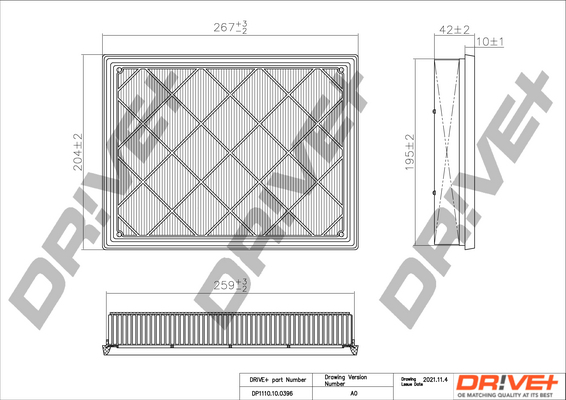 Air Filter  Art. DP1110100396