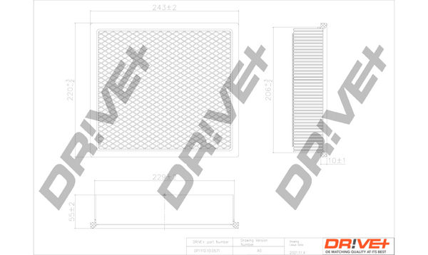 Air Filter  Art. DP1110100571