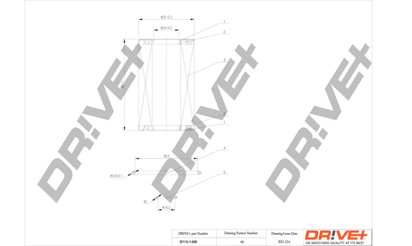 Oil Filter  Art. DP1110110059