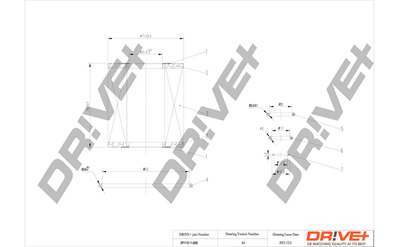 Oil Filter  Art. DP1110110082