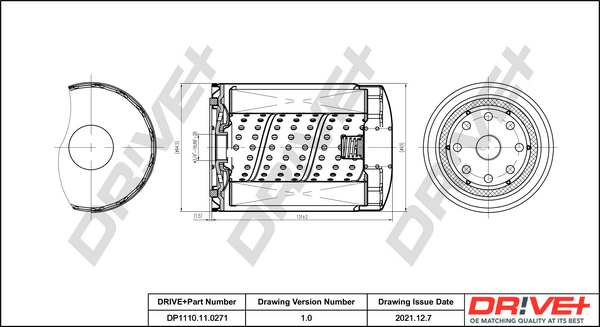 Oil Filter  Art. DP1110110271