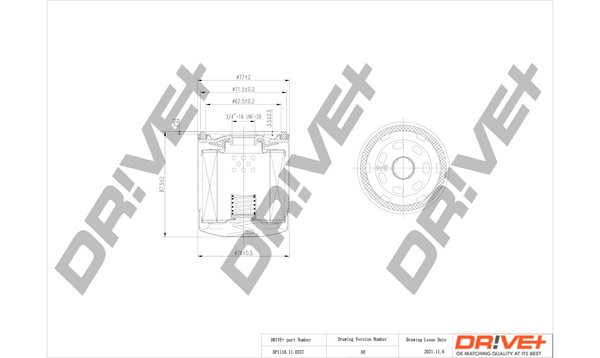 Oil Filter  Art. DP1110110337