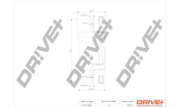 Fuel Filter  Art. DP1110130018