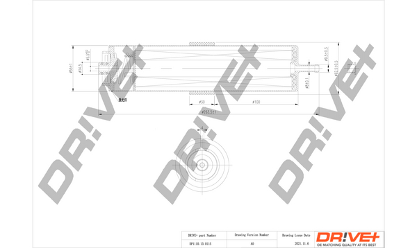 Fuel filter  Art. DP1110130115