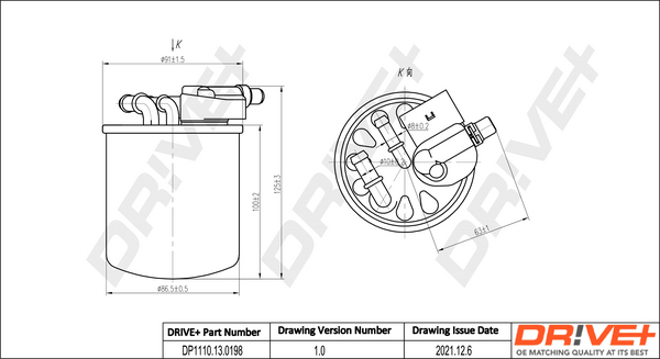 Fuel Filter  Art. DP1110130198