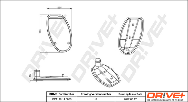 Hydraulic Filter Kit, automatic transmission  Art. DP1110140003