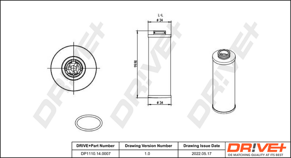 Hydraulic Filter, automatic transmission  Art. DP1110140007