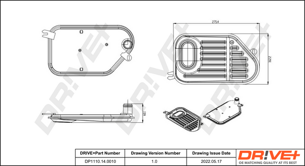 Hydraulic Filter Kit, automatic transmission  Art. DP1110140010