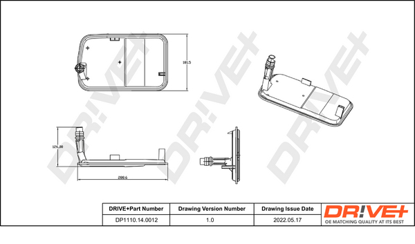 Hydraulic Filter Kit, automatic transmission  Art. DP1110140012