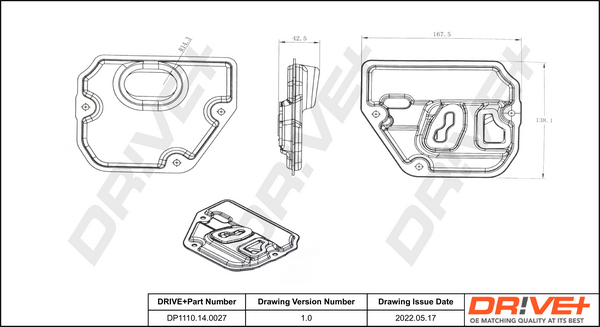 Hydraulic Filter Kit, automatic transmission  Art. DP1110140027