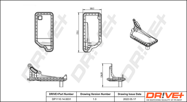 Hydraulic Filter, automatic transmission  Art. DP1110140031