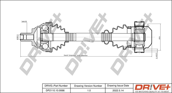 Drive Shaft  Art. DP2110100066