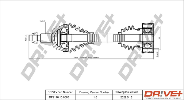 Drive Shaft  Art. DP2110100085