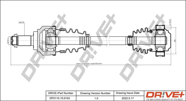 Drive Shaft  Art. DP2110100124