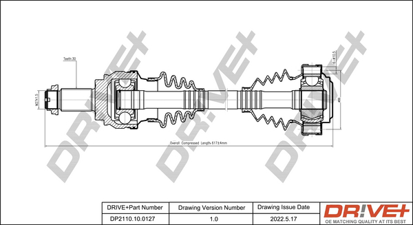 Drive Shaft  Art. DP2110100127