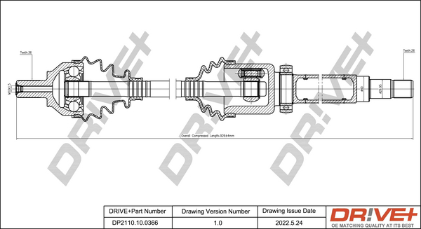 Drive Shaft  Art. DP2110100366