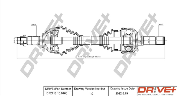 Drive Shaft  Art. DP2110100468