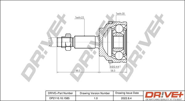 Joint Kit, drive shaft  Art. DP2110101585