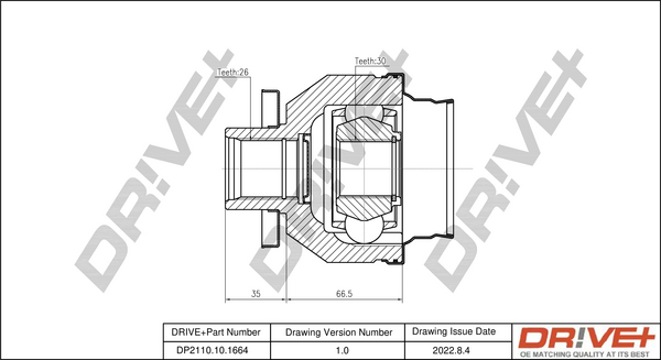 Joint Kit, drive shaft  Art. DP2110101664