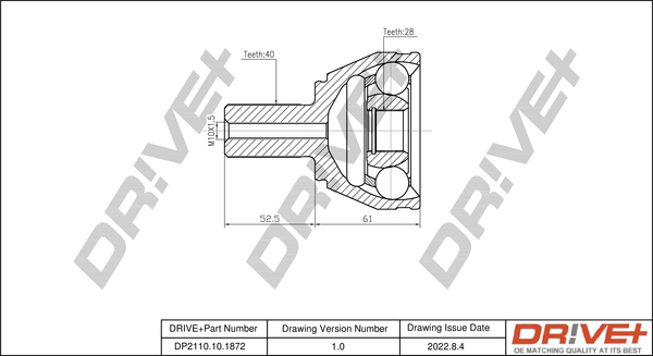 Joint Kit, drive shaft  Art. DP2110101872